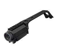 3.5X20 Riflescope Long Scope with High Top 20mm Rail Compatible with G36 MP5 Metal Sight Rail Scope Mount Base Handle for Hunting, Black