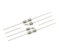 3.6 * 10MM Fast Blow/Slow-Blow Ceramic Tube Fuse With Lead Wires 0.5A 1A 2A 3A 4A 8A 10A 20A250V 10Pcs(20A,Fast Blow F)