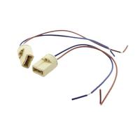 3/6/10pcs 20cm G9 Power Socket Led Lamp Base 260V 2A Ceramic Socket Holder Cable Wire Connector for G9 Type Halogen Lead LED Lights (Size : G9, Color : 6pcs)