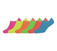 3/6/12 Pairs No Show Trainer Socks for Womens Low Cut Liner Socks For Ladies Non Slip Invisible Socks Casual Lightweight UK 4-7 (UK, Alpha, One Size, Regular, Regular, 6, NEON)