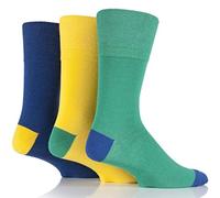 3/6/12 X Pairs Mens Gentle Grip Soft Honeycomb Top Socks, Can be Use For Diabetic Fit To Size 6-11 (BYG (SOMRJ89), 3)