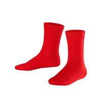 3/6/12 X Pairs of Ladies, Women Soft Plain Cotton Socks Fit to UK Shoe Size 4-7 (Red, 6)