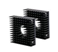3/6/9pcs 3D Printer Aluminum Motor Heatsink Black Radiator 40x40x10mm For 42 Stepper Hotend Extruder Heat Sink(6pcs)