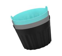 3/6/9Pcs Flexible Silicone Air Frying Machine Molds Cup Ramekins for Large Case Nonstick Air Frying Silicone Molds