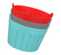 3/6 / 9Pcs Silicone Baking Cups Safe Air Frying Machine Accessories Nonstick Molds Easy Release Baking Cup Mold