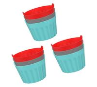 3/6 / 9Pcs Silicone Baking Cups Safe Air Frying Machine Accessories Nonstick Molds Easy Release Baking Cup Mold