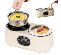 3.6 L Double Low-Sugar Rice Cooker, Electric Pot with Steaming Function, 24-Hour Reservation and 6 Cooking Modes, for Cooking Rice