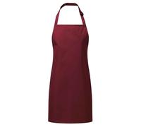 (3-6 Months, Burgundy) Premier Childrens/Kids Waterproof Full Apron