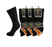 3/6 Pairs Mens Extra Wide Cotton Diabetic Loose Wider Top Big Foot Socks UK 11-14 (6 PAIRS)