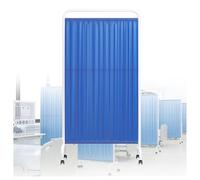 3-6 Panel Mobile Medical Privacy Screen Room Divider, Mobile Medical Privacy Screen, Free Standing Partition Privacy Separator, Room Divider Screen With Metal Frame(C,6-Panel)