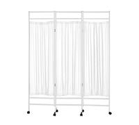 3-6 Panels Privacy Screen,Freestanding Room Divider with Wheels,6ft Tall Ward Partition,Compact and Foldable for Office Beauty Salons