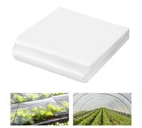 3.6 x 8M Clear Polythene Sheeting, Heavy Duty Plastic Greenhouse Cover | Large Garden Grow Polythene Cover Sheets, for Farms Gardening Insulation Painting Building Rubble Floor