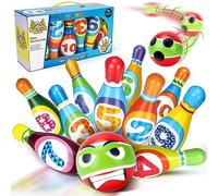 3-6 Year Old Boy Girl Toddler Toys: Kids Early Educational Toy Gift Active Game for Kids Girls Boys Age 3 4 5 Toddler Birthday Present Gift Party Games Bowling Set Toy for 3-5 Year Olds Kid Chil