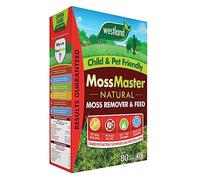 3.6kg Moss Master Natural Feed 80m, Lawn Feed,Weed & Moss Killer, Greens Lawns, Kills Moss, Kills Weeds, Thickens Lawns, Creates A Stronger Lawn