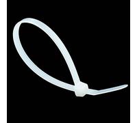 3.6mm x 140mm White Cable Tie - Pack of 100