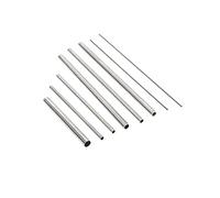 3-6pcs 304 Stainless Steel Tube Superfine Outer Diameter 1.4mm Wall Thickness 0.1mm .15mm .2mm Micro-Diameter SUS304 Tube Cheerfully(ID1.1mm,3pcs x 500mm Length)