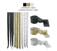 3-6pcs 4.5cm x 2200cm Rainbow Crepe Paper roll Streamers, Bithday New Year Graduation Anniversary House Street Home Party Decorations (3pcs Black Silver Gold)