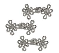 3/6PCS Chinese Knot Waist Tighteners for Pants Skirt Invisible Buckle Waist Cincher Button Clothes Accessory Nonsewing NoSew Button Extenders