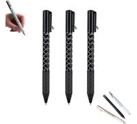 3/6PCS Geometric Crinkle Pens, 2025 New Geometric Pen, 0.5MM (3pcs Black)