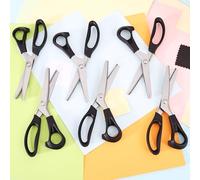 3/6Pcs Pinking Shears for Fabric Cutting,3mm 5mm 7mm Stainless Steel Zig Zag Scissor Scalloped Scissor,Professional Dressmaking Sewing Craft Kit for Leather Fabric Lace Craft Paper(6Pcs)