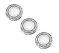 3/6Pcs SH30/50/52 Replacement Heads, Compatible with Philips | For electric shavers Series 1000, 2000, 3000, 5000, metal(3pcs Silver)