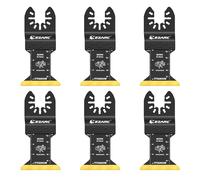 3/6PCS Titanium Oscillating Blade Saw Blades, Oscillating Tool Accessory Multifunctional Tool Cutting Wood Nails Plastic HHS 3PCS Set