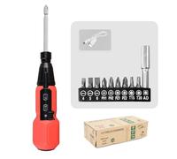 3.6V Cordless Electric Screwdriver Rechargeable Portable Rotary Home Gadget Automatic Manual Electric Electrician Set
