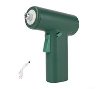 3.6V Cordless Electric Screwdriver with Brushless Motor 200RPM and LED Light, Rechargeable 1200mAh Lithium Battery for DIY Home Projects, Grey(Green)