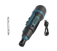 3.6V Electric Screwdriver with Flashlight Lighting Mini Disassembly Screw Small Batch Lithium Battery Portable Lightweight(Type A Basic Model)