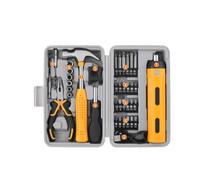 3.6V USB Rechargeable Electric Screwdriver Set, 38-Piece Cordless Lightweight Power Tool with 24 Bits, Magnetizer, Sockets & Bit Holder for Home DIY and Small Machinery Repairs