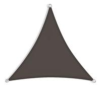 3.6x3.6m UV Protect Waterproof e Sail - Dark Gray Canopy with Fixing Kit for Patio, Backyard, Garden, Terrace, Sun e Sn, Outdoor Shelter