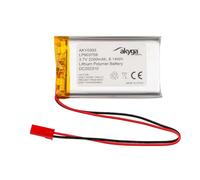 3.7 V 2200 mAh Battery LP903759 Lithium Polymer AKYGA AKY0393 Li-Po Battery PCM JST 2-Pin Connection 2.54 15 cm