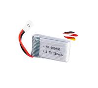 3.7 V 250 mAh 1S Li-Po Battery, Lithium Polymer Battery MX2.0 2P Molex Plug, RC Quadcopter, Drone, Plane, Helicopter, Compatible with Holy Stone HS210, Syma X11-C, WL-Toys V911-S, SU F-35, HW39