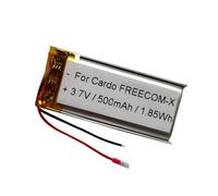 3.7 V 500 mAh Battery Replacement for Cardo Spirit HD Packtalk Motorcycle Bluetooth Communication Headset