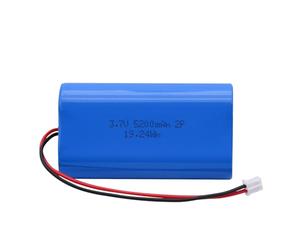 3.7 V 5200 mAh rechargeable batteries lithium-ion battery with PH2.0/2P connection, please check the polarity of the device and plug before purchase