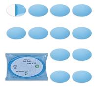 3.75" Clear Craft Ovals, 12-Pack PETG Blanks