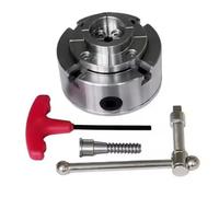 3.75" inch 95mm 4-Jaws Wood Lathe Self-Center Chuck Set Wood Turning Lathe Suits Scroll Chuck Cartridge with Alluminum Case(M33x3.5)
