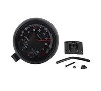 3.75in Black Racing Car Tachometer 0-8000 RPM 12V Universal Automobile Gauge Meter