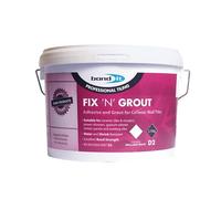 3.75Kg Brilliant White Fix 'N' Grout - Ready Mix Tile Adhesive & Grout