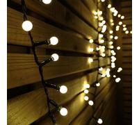 3.75m Frosted Berry Christmas Lights with 150 LEDs in Warm White Samuel Alexander White One Size
