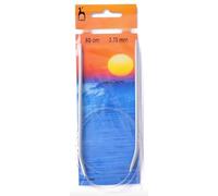 3.75mm Circular Knitting Needles Pony Classic Fixed Cables- 40cm, 60cm, 80cm, 100cm (80cm Cable)