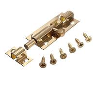 3"/75mm Solid Brass Slide Door Bolt Lock Heavy Duty Gate Bolt Security Catch Latch
