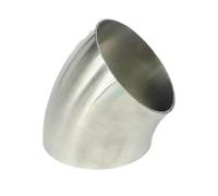 3" 76mm Pipe O/D 304 Stainless Steel Weld 45 Degree Elbow Pipe Fitting