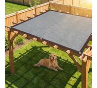 3.7m x 4.8m e Cloth Greenhouse Sunblock Net with Grommets Ideal for Garden Patio Pera Plants Chicken Outdoor Protect