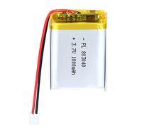 3.7V 1000mAh Battery 803040 Lithium Polymer Ion Rechargeable Li-ion Li-Po Battery with 2P PH 2.0mm Pitch Connector