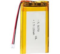 3.7V 1200mAh 503759 Lipo Battery Rechargeable Lithium Polymer Ion Battery Pack With JST Connector