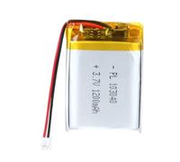 3.7V 1200mAh Battery 103040 Lithium Polymer Ion Rechargeable Li-ion Li-Po Battery with 2P PH 2.0mm Pitch Connector
