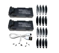 3.7V 2000mAh Battery Propeller For S136 Mini RC Drone Spare Parts S136 MAX GPS Avoidance Drone Accessories Battery Blades(2pcs Battery kit)