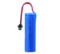 3.7V 2000mAh Li-ion Battery Pack RC Replacement Rechargeable Battery Pack Built-In 1 * 18650 Cell for Cars Airplane DIY, Fishing lights,Doorbell,Handheld Fan,Radio,Speakers, etc.