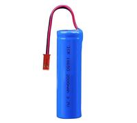 3.7V 2000mAh Li-ion Battery Pack RC Replacement Rechargeable Battery Pack Built-In 1 * 18650 Cell for Cars Airplane DIY, Fishing lights,Doorbell,Handheld Fan,Radio,Speakers, etc.